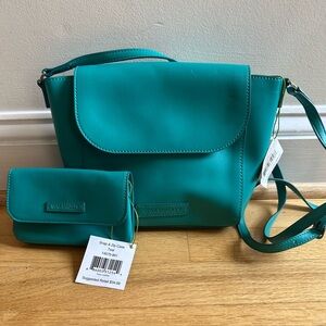 NWT Vera Bradley Flap Crossbody and Matching Wallet